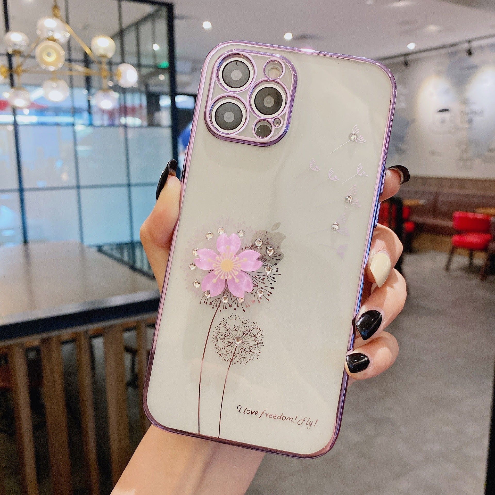 Luxury 3D Cute Flower Spin Stand Holder Phone Case Luxury 3D Cute Flower Spin Stand Holder Phone Case